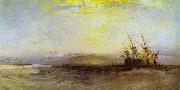 J.M.W. Turner A Ship Aground. china oil painting artist